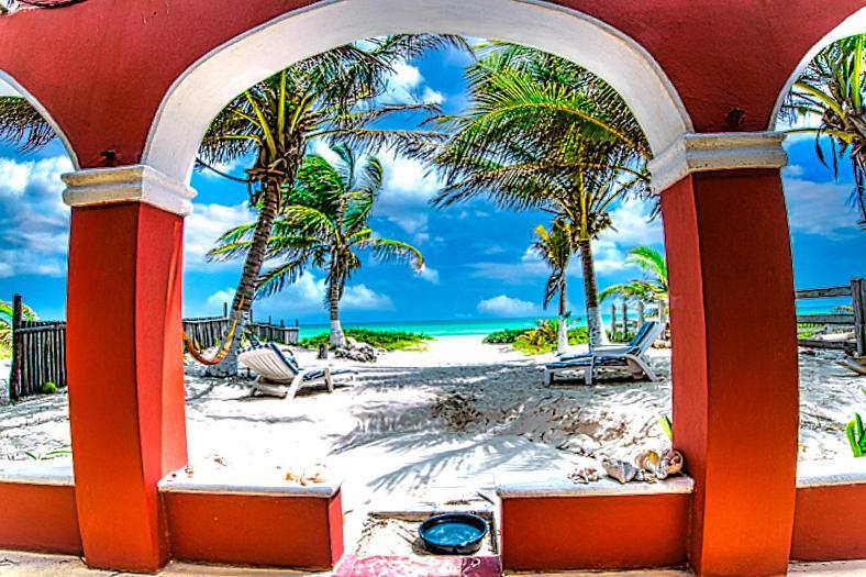 Beachfront Hacienda del Cuyo Groundfloor Esterno foto