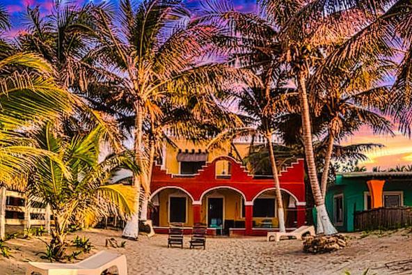 Beachfront Hacienda del Cuyo Groundfloor Esterno foto